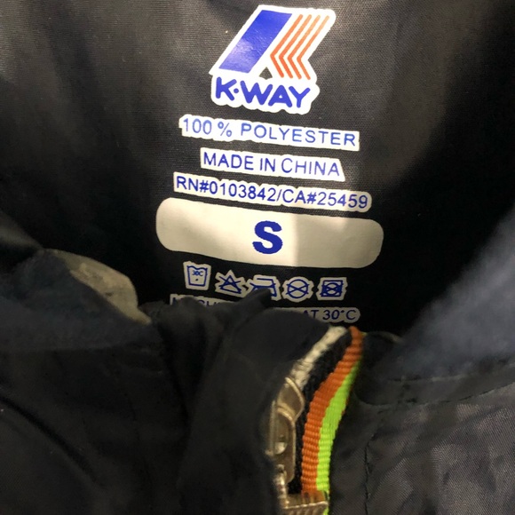 Limited edition K-Way Hudson Bay windbreaker jacket size s unisex - Picture 3 of 8